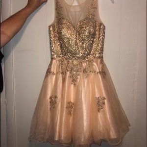 Quinceañera damas dress